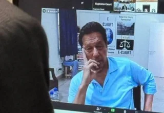 NAB Amendments Case: Imran Khan Appears Before Supreme Court via Video Link