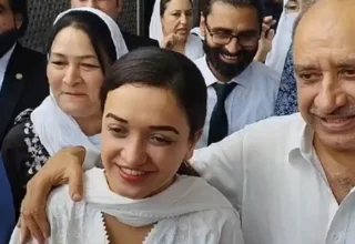 ISLAMABAD: Islamabad High Court's (IHC) Justice Miangul Hassan Aurangzeb on Thursday underscored the inappropriate language used by Pakistan Tehreek-e-Insaf's (PTI) firebrand activist Sanam Javaid and sought her lawyer's assurance that such conduct won't be repeated. "[I] saw [Sanam] Javaid using inappropriate language on the internet," Justice Aurangzeb remarked while hearing the PTI leader's plea seeking her release. For months, Javaid has been embroiled in legal battles and has faced arrests and rearrest in multiple cases related to the May 9 riots, triggered after former prime minister and PTI founder Imran Khan's arrest in a graft case, which saw several military installations being vandalised. video 02 Pause Unmute Current Time 0:09 / Duration 0:47 Quality Levels She has been acquitted in a total of four cases including the one filed by the Federal Investigation Agency (FIA) recently, and has acquired bail in the remaining eight cases. On Monday, the PTI activist secured a major relief after the high court ordered her release and prevented the police and other law enforcement agencies from arresting her till Thursday (today). The court's orders came after her father had moved the court against his daughter's arrest which came soon after her release in the case registered by the FIA. A day earlier, she was shifted to Khyber Pakhtunkhwa House in Islamabad on KP Chief Minister Ali Amin Gandapur's orders. During the hearing of the plea filed against her arrest today, the PTI activist's lawyer assured the court that his client would not indulge in improper use of language in future. Meanwhile, appearing before the court, Attorney General Mansoor Usman Awan said that Balochistan police weren't insisting on securing the transit remand of the activist. The remarks refer to the latest case lodged against Javaid in Balochistan under the Anti-Terrorism Act. "[Sanam] Javaid is free and can now go back to her province," the official said. The court then disposed of the plea and declared her arrest "illegal". Speaking to the media at the IHC, Javaid's lawyer Advocate Mian Ali Ashfaq Ali said that the attorney general, during their meeting, has assured that the PTI activist would not be arrested in any case in the country. "The attorney general has also said in the IHC that Javaid won't be arrested," he said. The counsel further revealed that the AGP has said that cases registered against his client in Balochistan and Islamabad would be withdrawn within two days. On the issue of the language used by the PTI activist, Advocate Ali said that he apologised to the court on behalf of his client and reassured that of due caution in future in response to Justice Aurangzeb's remarks highlighting her use of harsh and improper words.