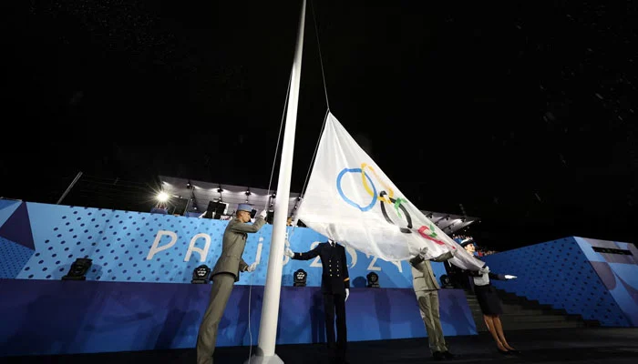 WATCH: Olympic flag raised upside down at opening ceremony