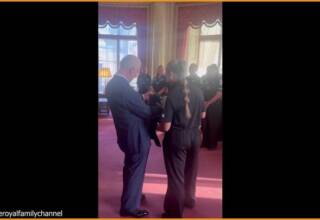 A newly released video from the Palace reveals a deeply emotional side of King Charles, as the monarch struggles to contain his feelings during a significant royal event. The footage, shared to mark an important occasion, showcases the King’s profound connection to his role and responsibilities. While traditionally composed in public appearances, King Charles is visibly moved in this rare glimpse behind the royal curtain. The video highlights a moment of vulnerability, resonating with both the royal family and the public alike. In the clip, King Charles reflects on the challenges and triumphs of his reign, his commitment to the nation, and the legacy left by his mother, Queen Elizabeth II. His emotional display underscores the weight of the crown and the personal toll it takes. Royal watchers and fans have responded with overwhelming support, praising the King for his openness and heartfelt dedication. The video serves as a poignant reminder of the humanity behind the monarchy, offering a rare and touching insight into the emotional life of a king. This unprecedented display of emotion has strengthened King Charles' connection with his people, deepening the public’s appreciation for his leadership.