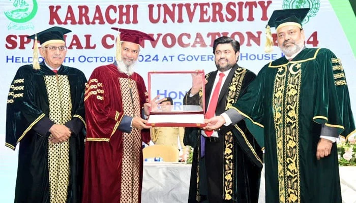 KU Awards Honorary Doctorate to Dr. Zakir Naik