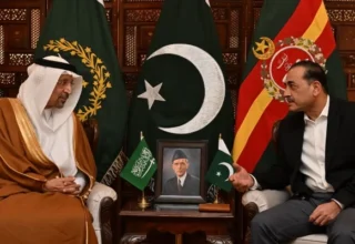 Saudi Minister and COAS Discuss Initiatives to Enhance Bilateral Cooperation