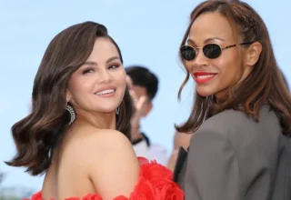 Selena Gomez and Zoe Saldaña Shine in Coordinated Looks at 'Emilia Pérez' Screening