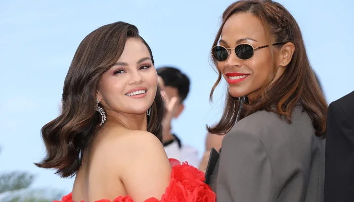 Selena Gomez and Zoe Saldaña Shine in Coordinated Looks at 'Emilia Pérez' Screening